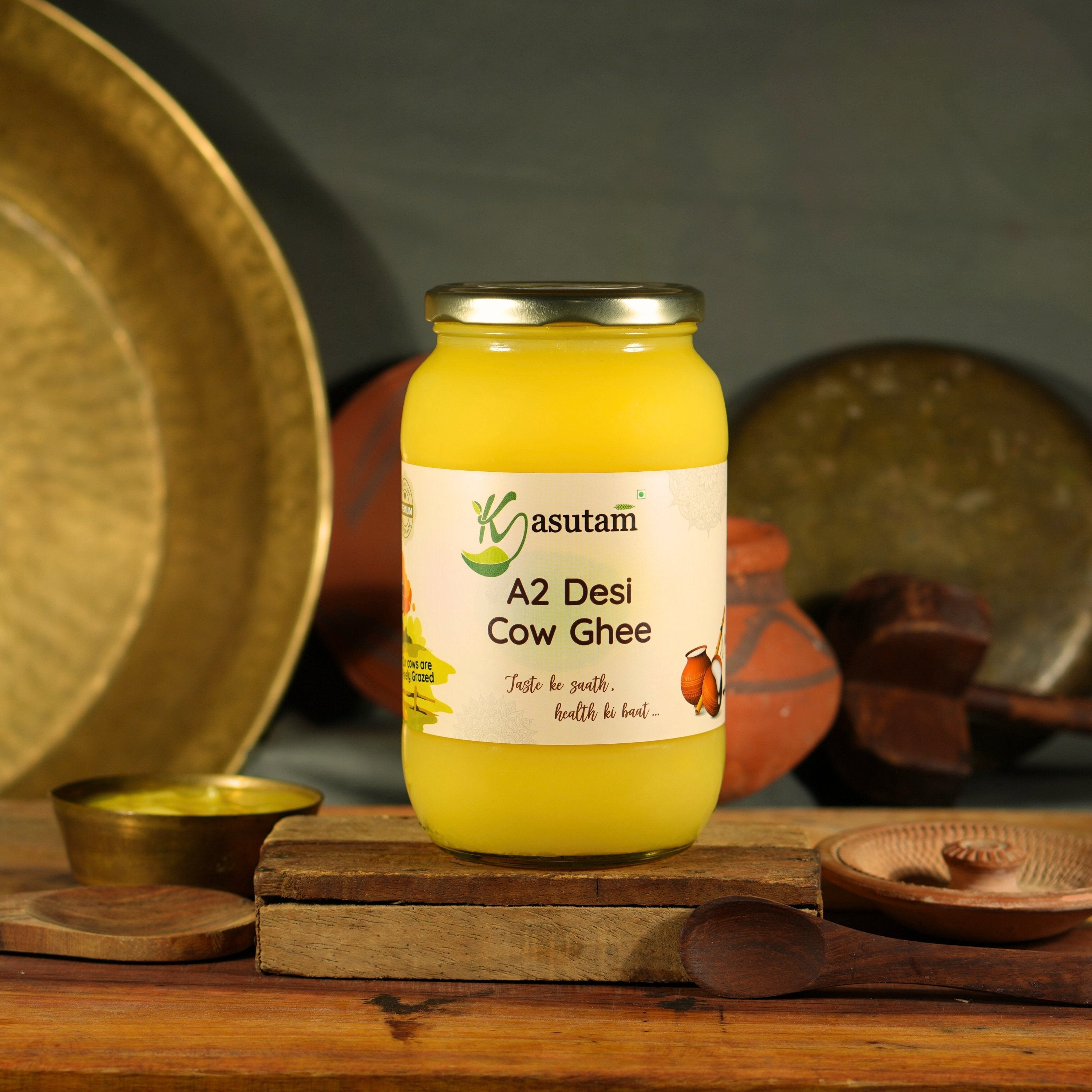 Kasutam A2 Desi Cow Bilona Ghee - Safuron