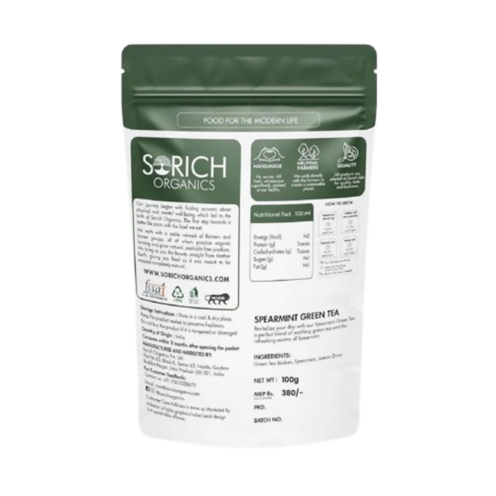 Sorich Organics Spearmint Green Tea Sorich