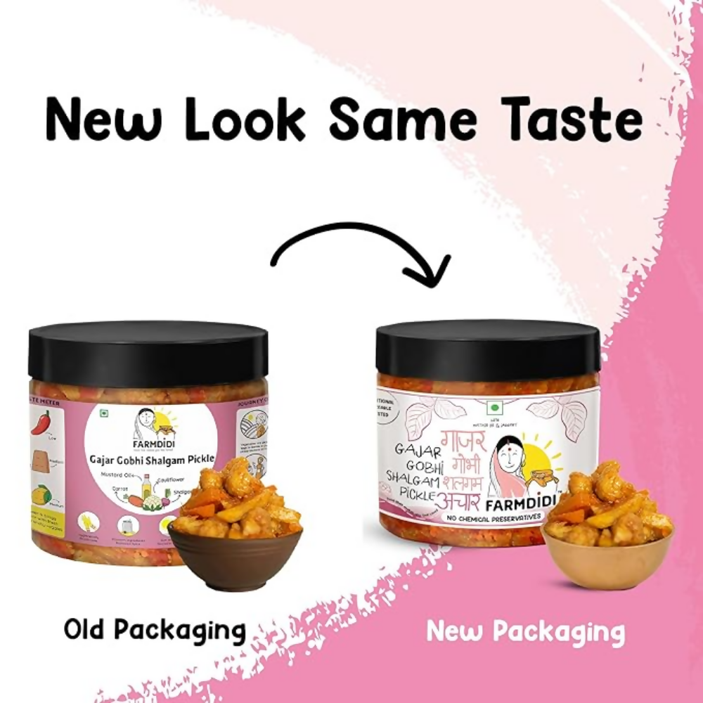 FarmDidi Gobhi Gajar Shalgam Pickle FarmDidi