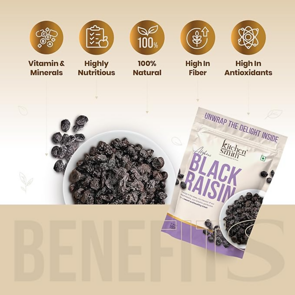 Kitchen Smith Afghani Seedless Black Raisin Kitchen Smith