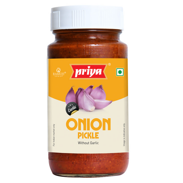 Priya Onion Pickle Without Garlic - Safuron