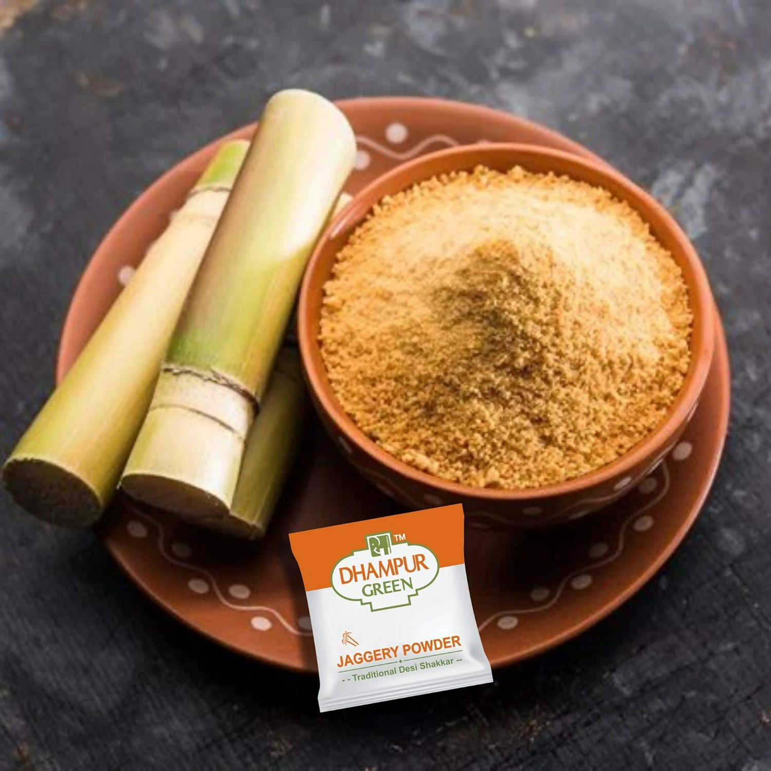 Dhampur Green Jaggery Powder Sachets Dhampur Green