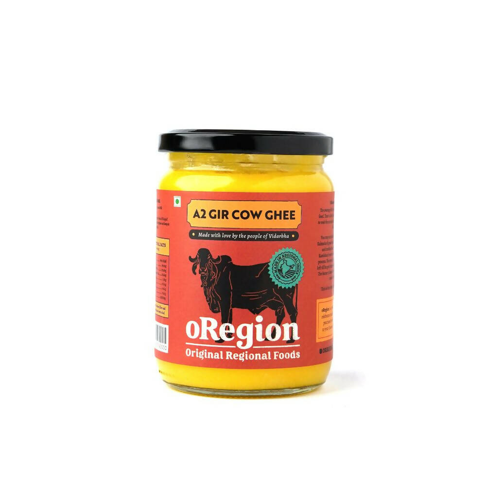oRegion A2 Gir Cow Ghee | 100% Gir Cow Ghee | Organic Desi Ghee From Gir Cow oRegion
