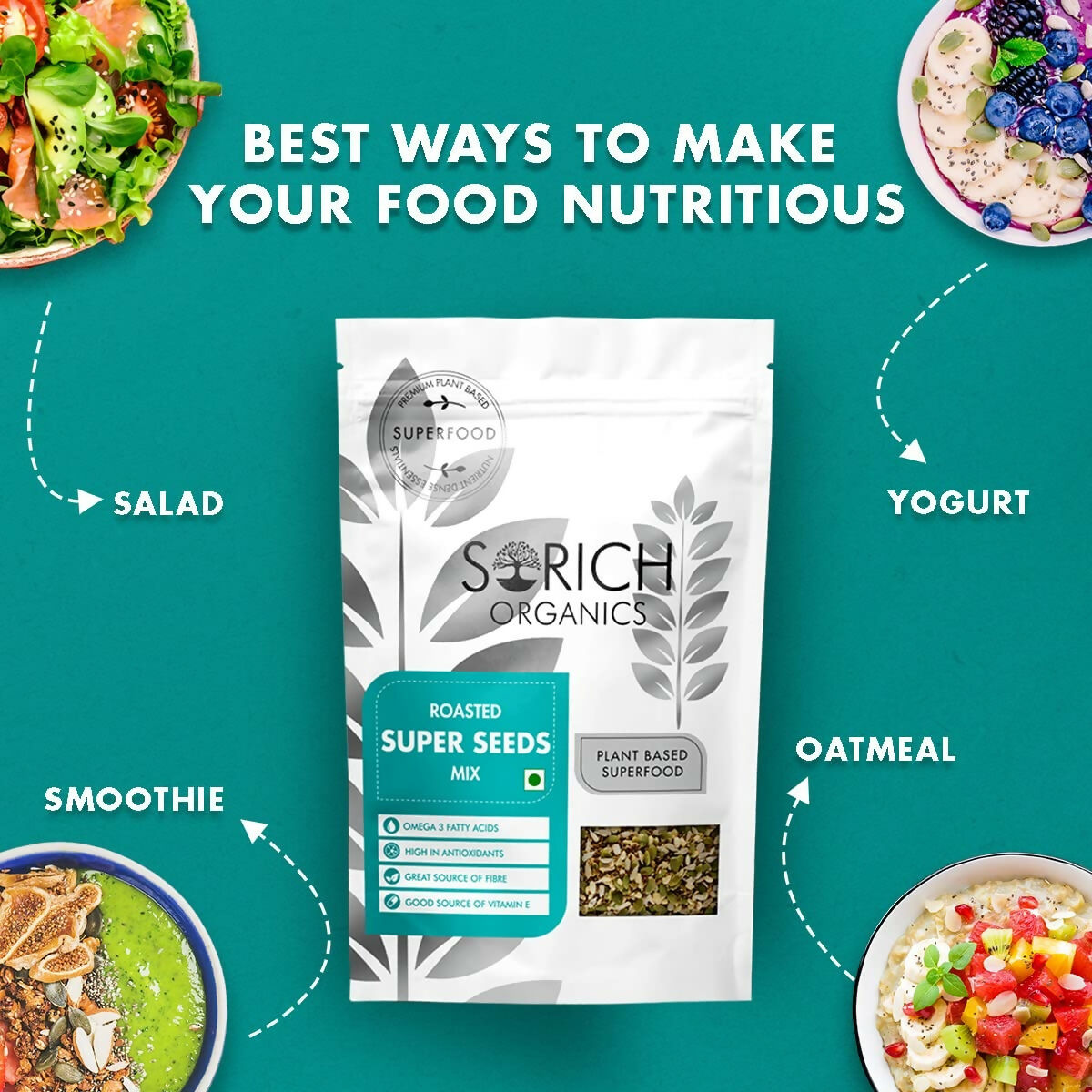 Sorich Organics Roasted Super Seed Mix Sorich