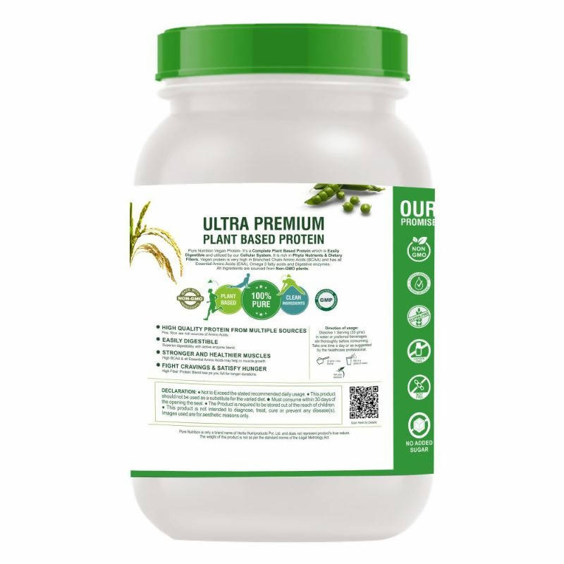 Pure Nutrition Pure Vegan Protein Powder Pure Nutrition
