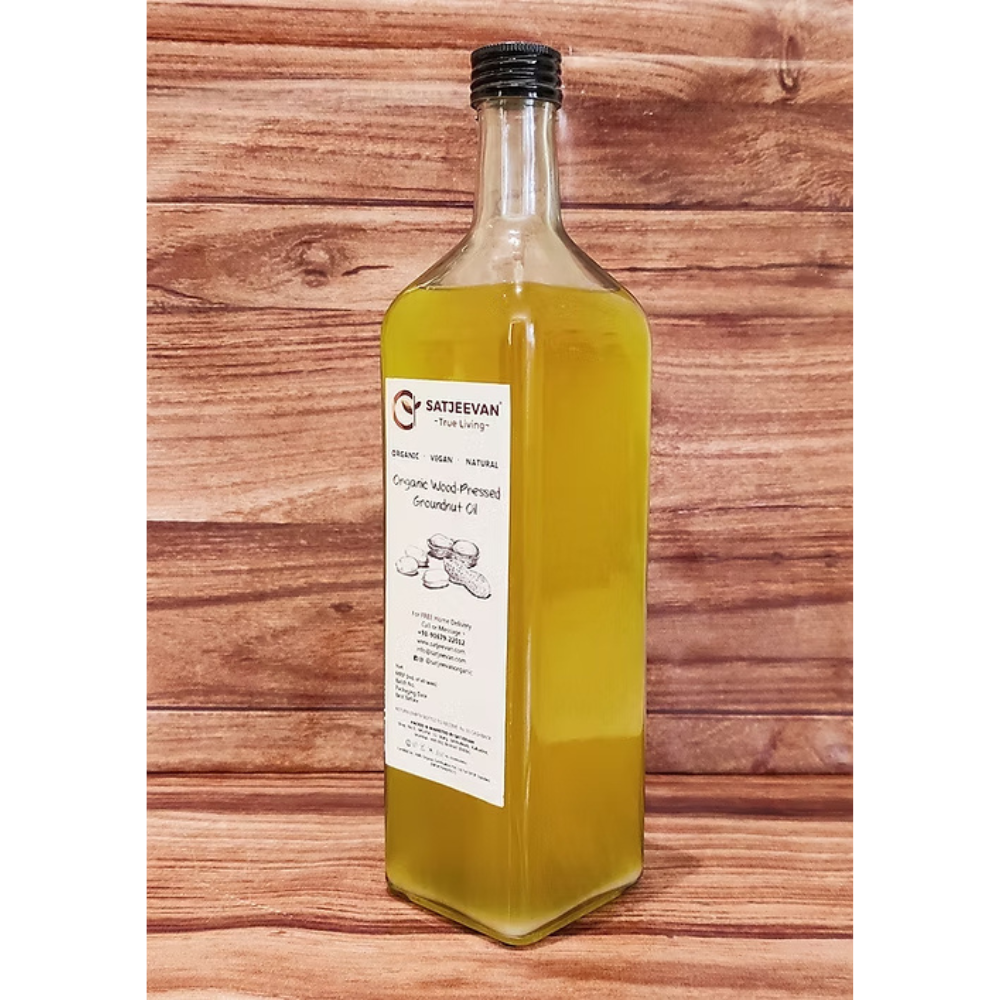 Satjeevan Organic Wood-Pressed Groundnut Oil Satjeevan