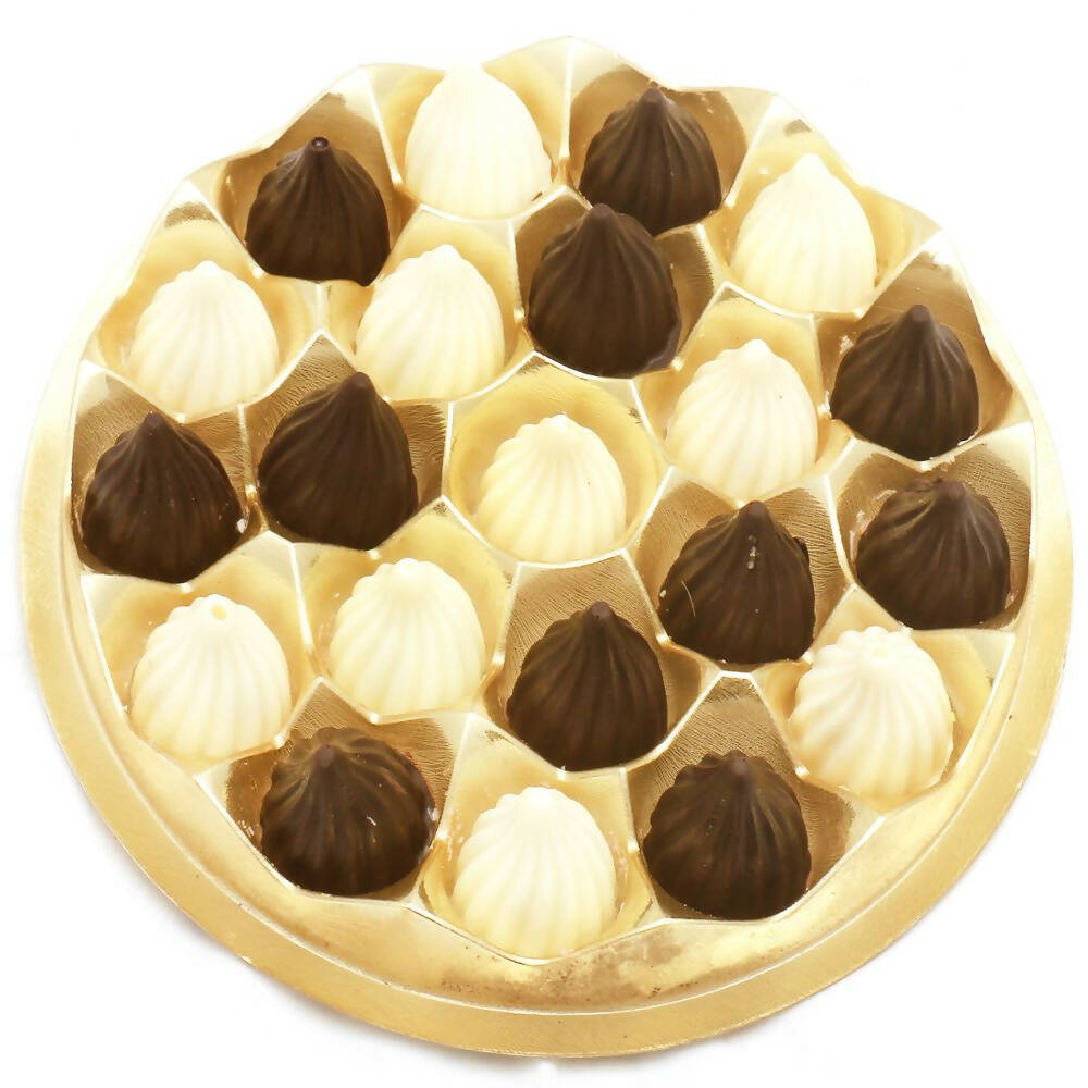 Ghasitaram Dark and White Chocolate Modaks - Safuron