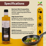 Gavyamart Wood Pressed Black Sesame Oil Gavyamart