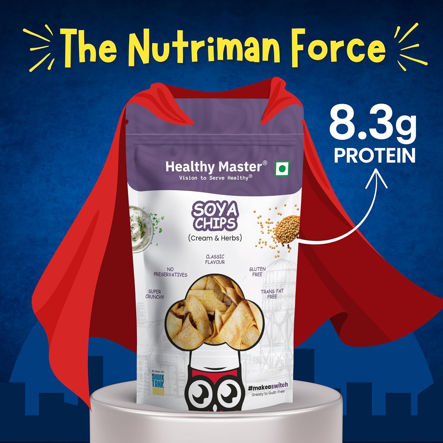 Healthy Master Light & Crispy Soya Chips Healthy Master