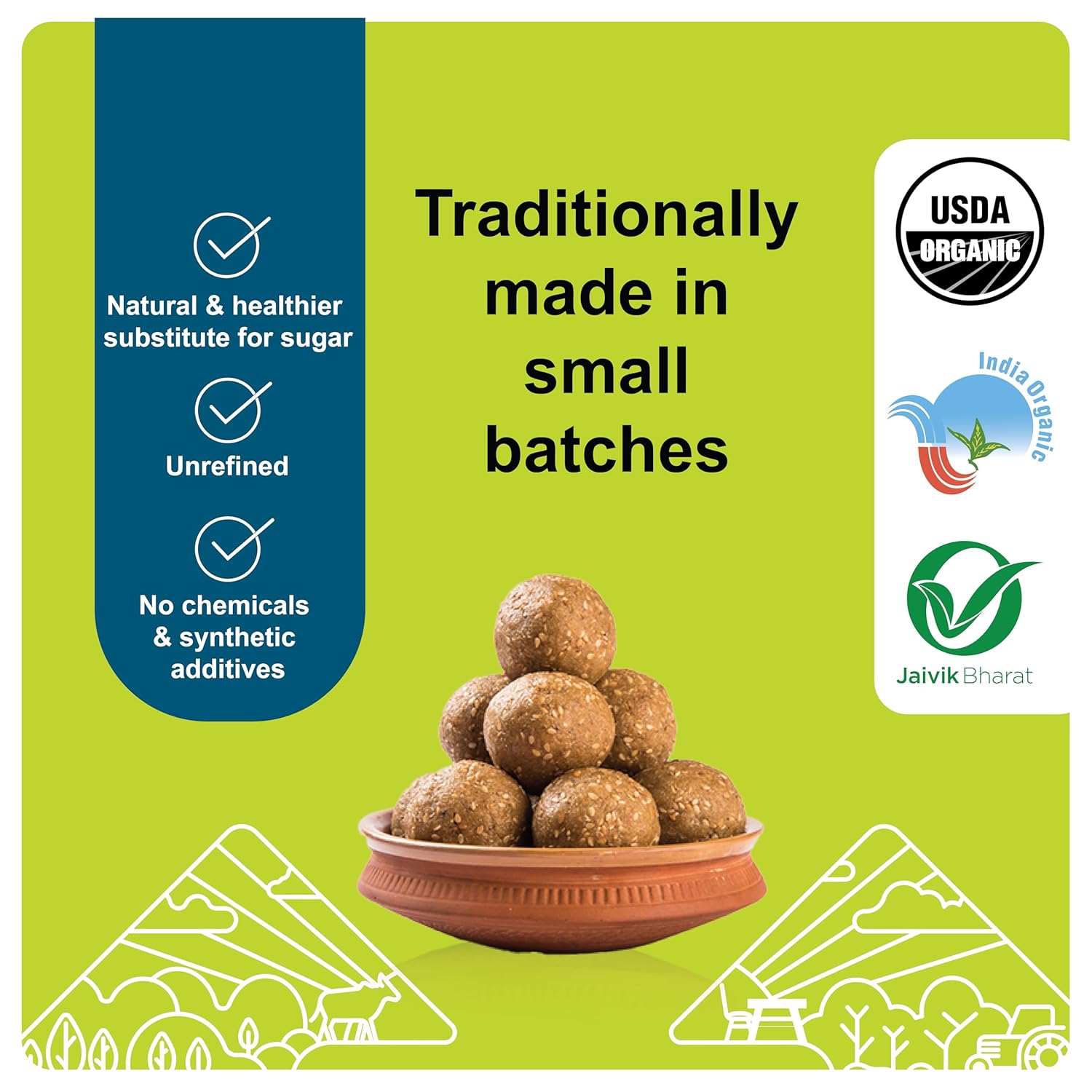 24 Mantra Organic Jaggery Powder 24 Mantra Organic