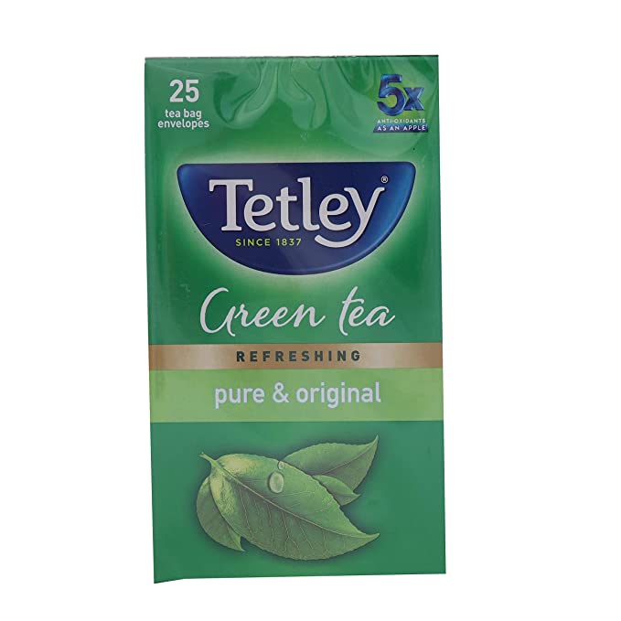 Tetley Green Tea Pure Original 25 Tea Bags Tetley
