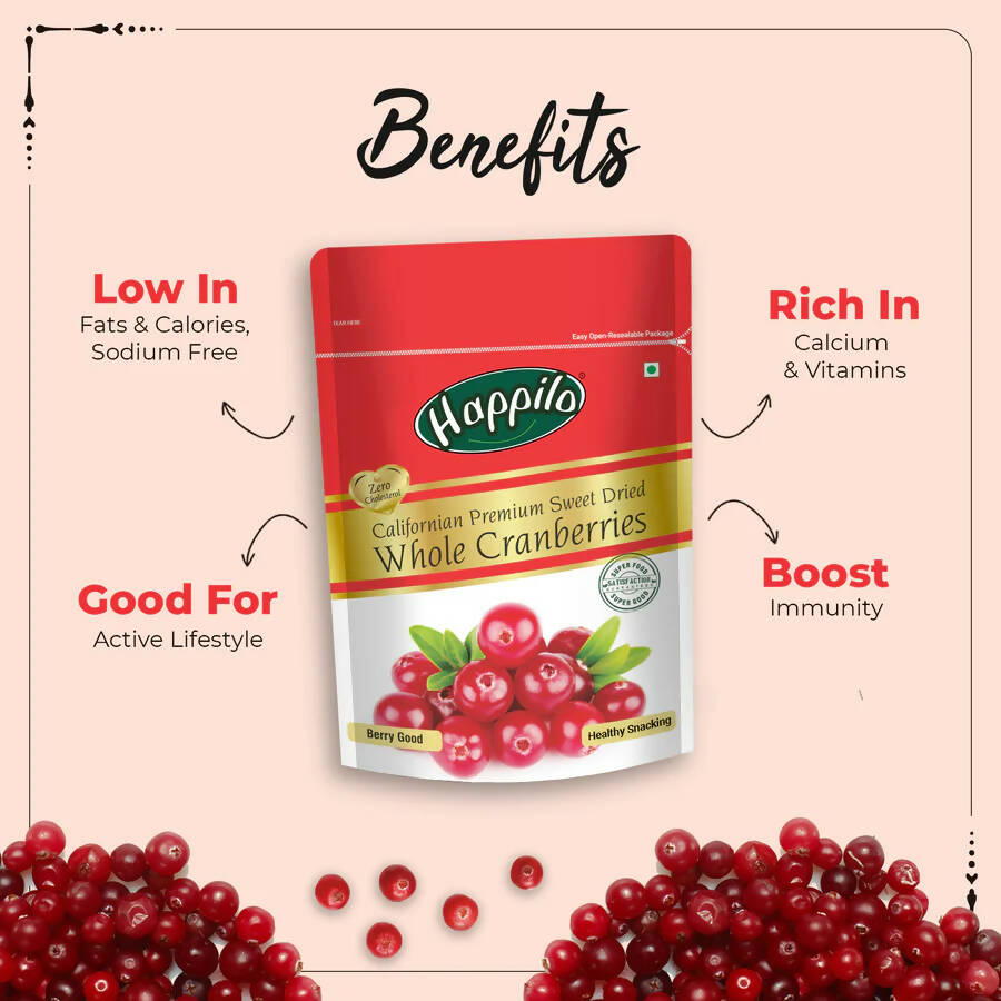 Happilo Premium Dry Fruits Combo (Californian Almonds, Prunes, Cranberries) Happilo