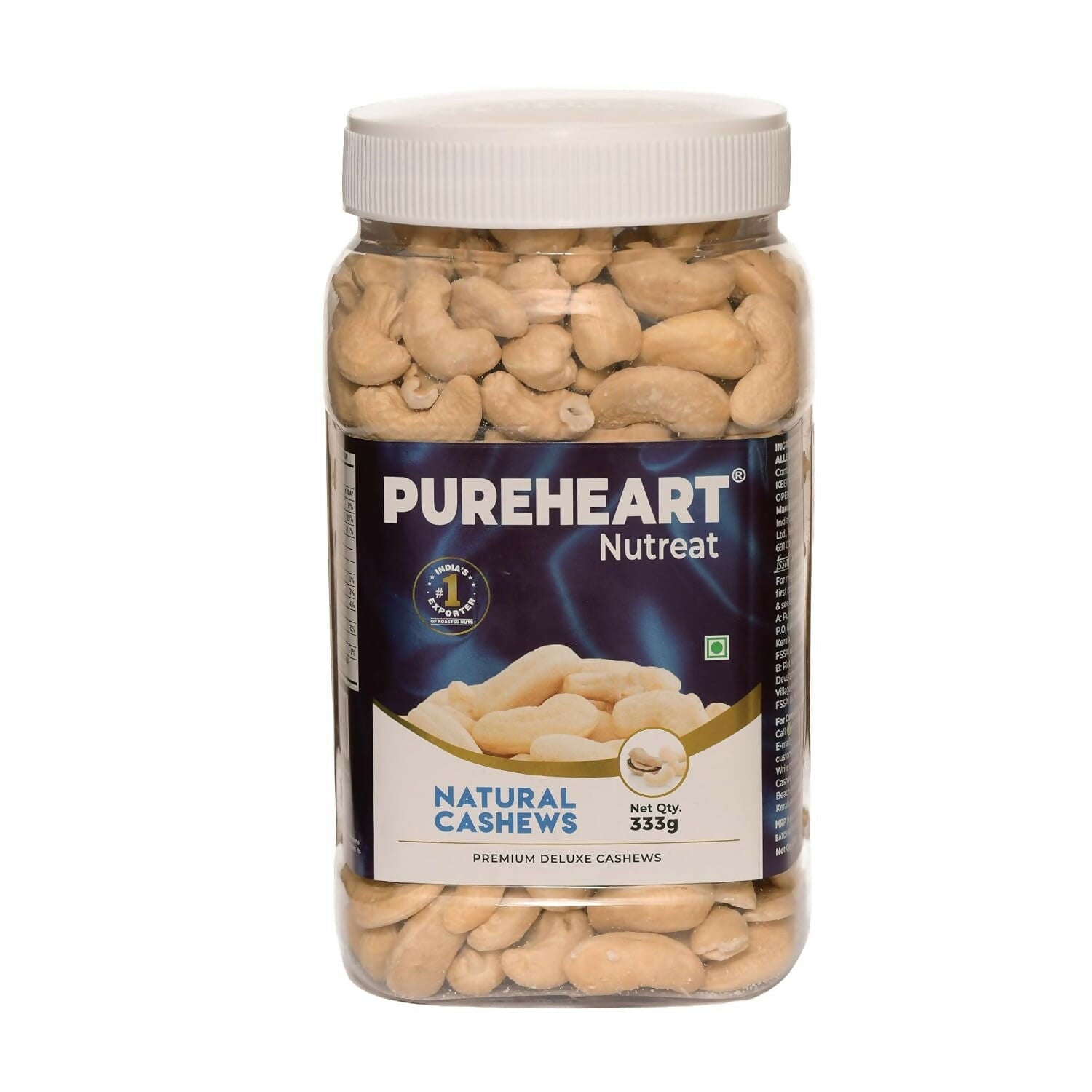 Pureheart Nutreat Natural Cashews - Safuron
