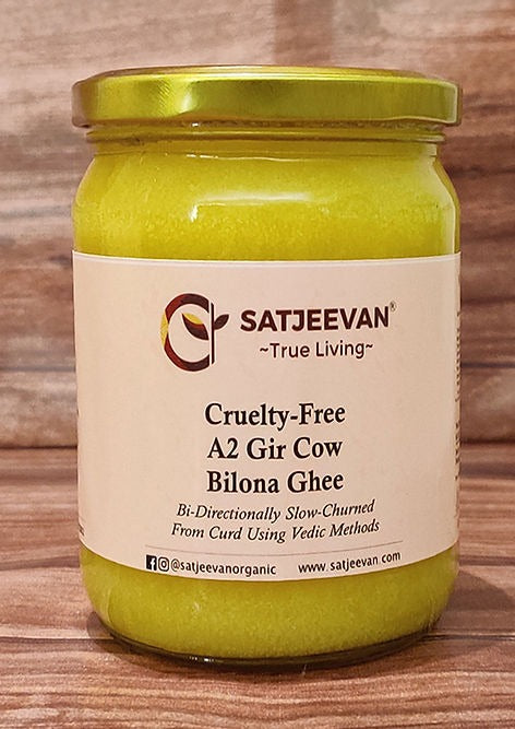 Satjeevan A2 Gir Cow Bilona Ghee | Pure A2 Gir Cow Bilona Ghee | 100% Gir Cow Ghee | Traditional Cow Ghee Satjeevan