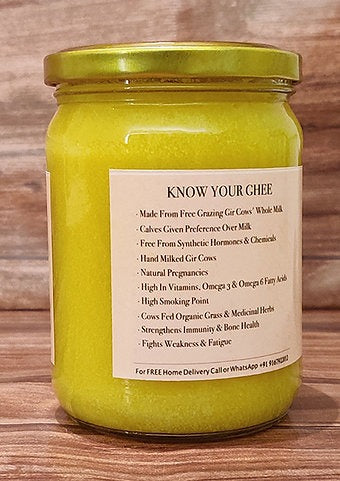 Satjeevan A2 Gir Cow Bilona Ghee | Pure A2 Gir Cow Bilona Ghee | 100% Gir Cow Ghee | Traditional Cow Ghee Satjeevan