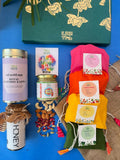 Shuddh Natural Ubtan Based Herbal Gulal, Ayurvedic Thandai Powder, Kashmiri Kahwa, Natural Honey | Holi Gift Hamper Shuddh Natural