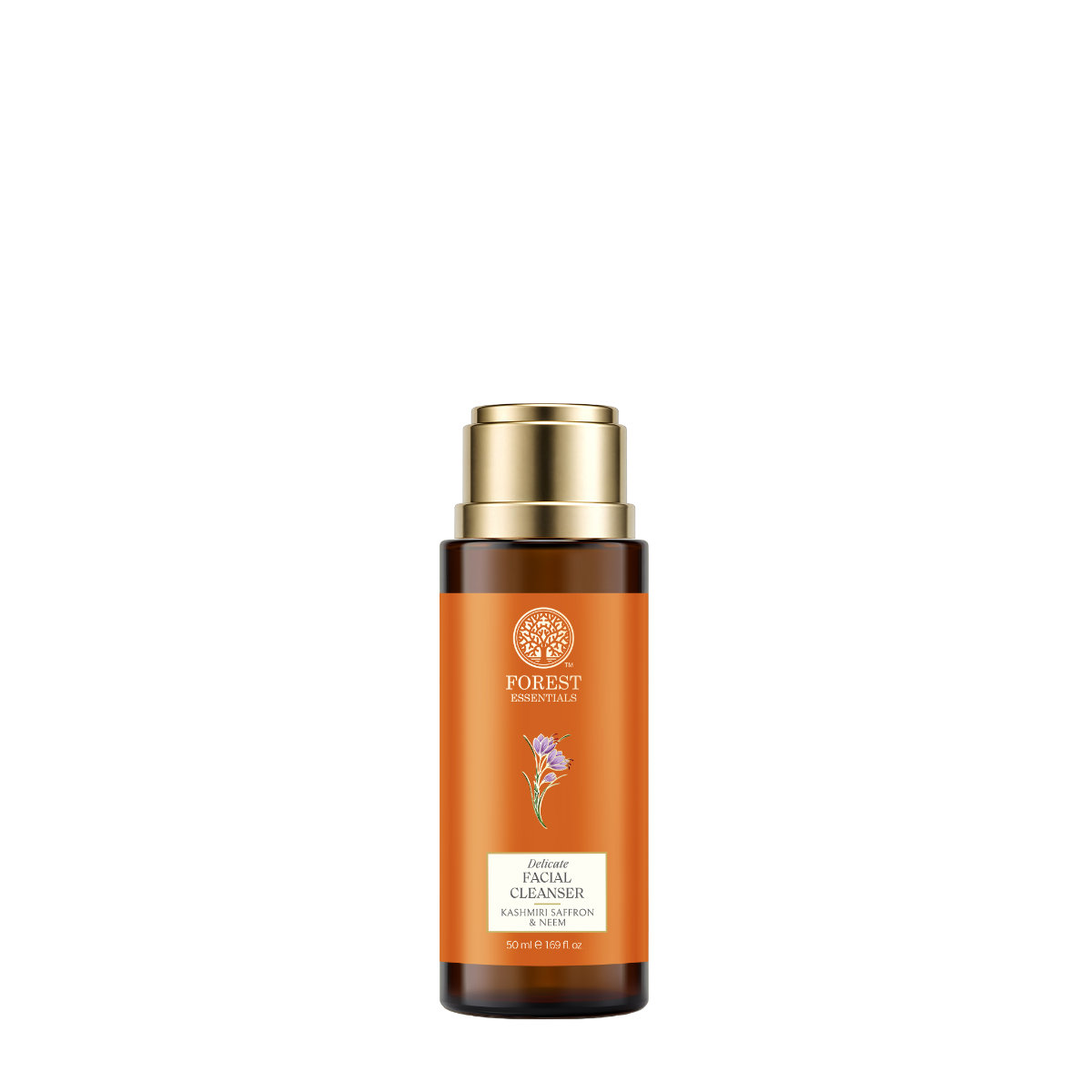 Forest Essentials Travel Size Delicate Facial Cleanser Kashmiri Saffron & Neem Forest Essentials