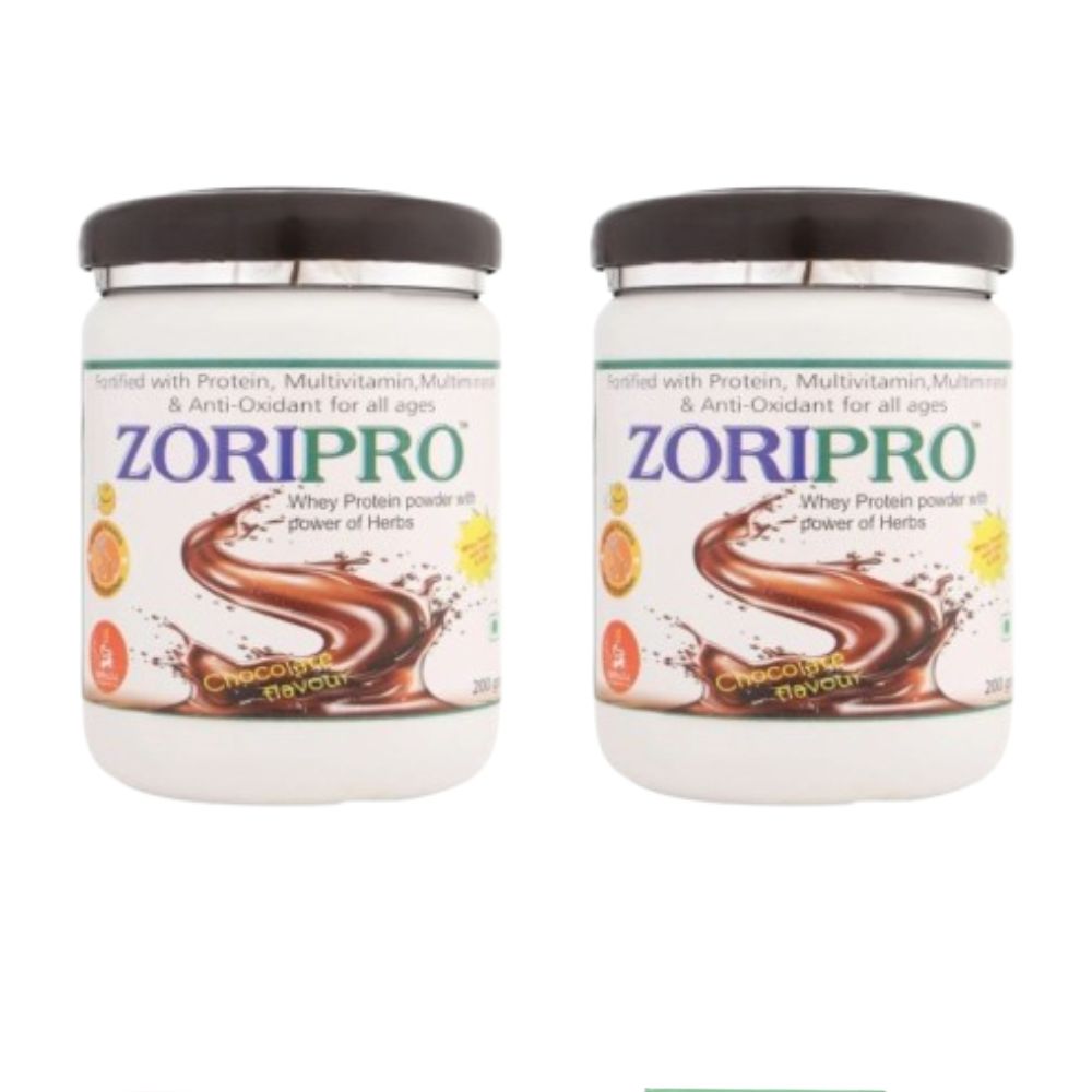 Zorilla Life Science Zoripro Protein Powder - Chocolate I Multivitamin I Multimineral I Anti-Oxidant for all ages I with Power of Herbs - Safuron