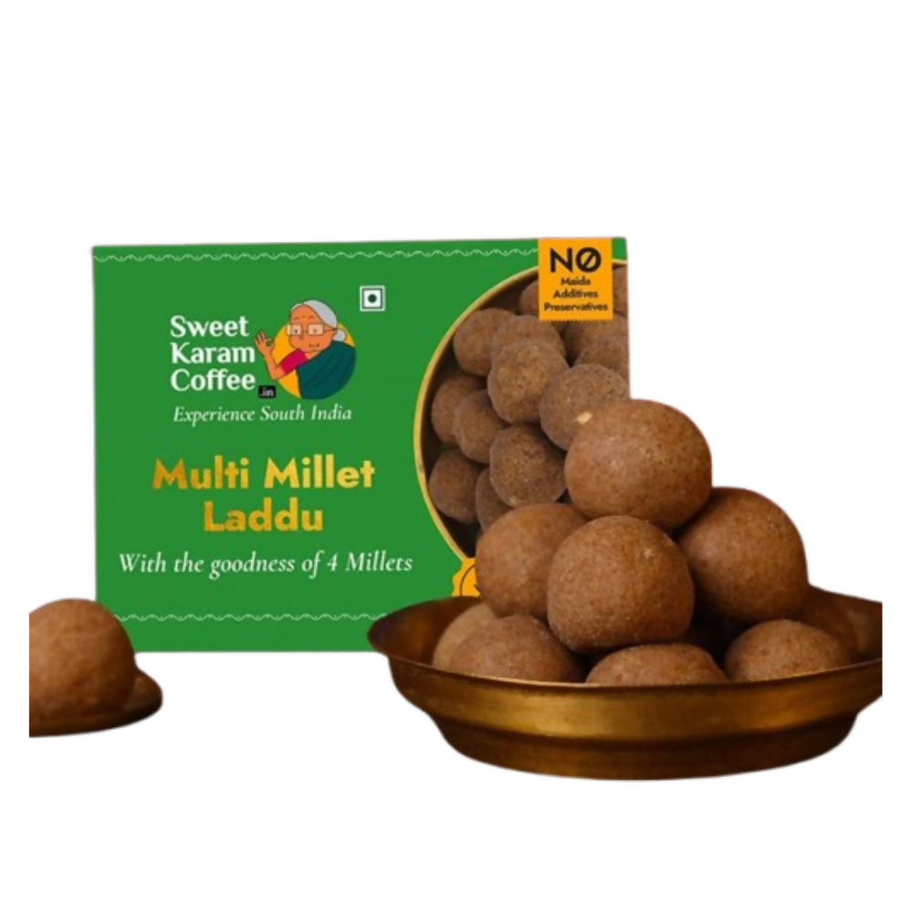 Sweet Karam Coffee Multi Millet Laddu - Safuron
