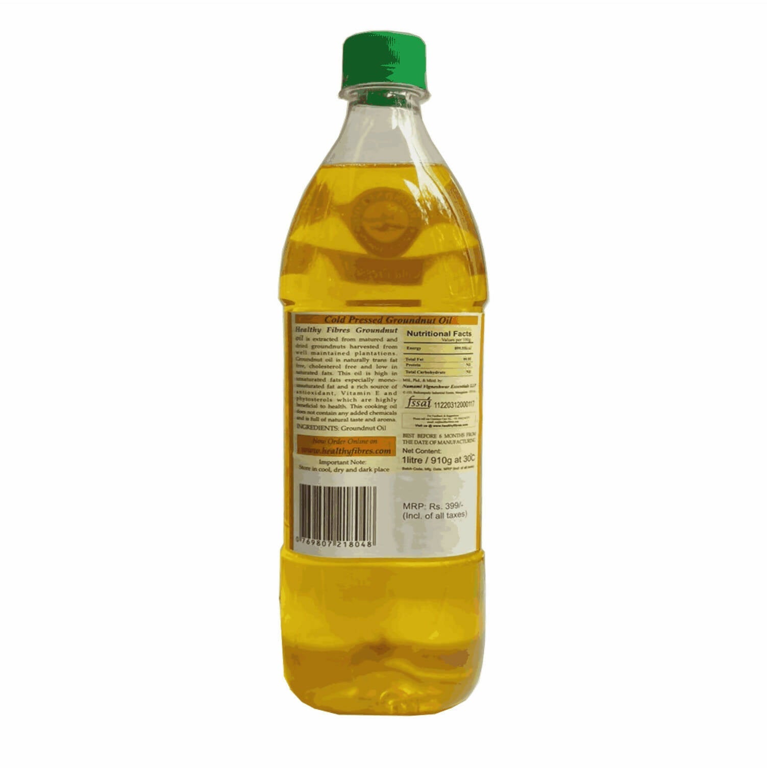 Healthy Fibres Cold Pressed Groundnut Oil Healthy Fibres
