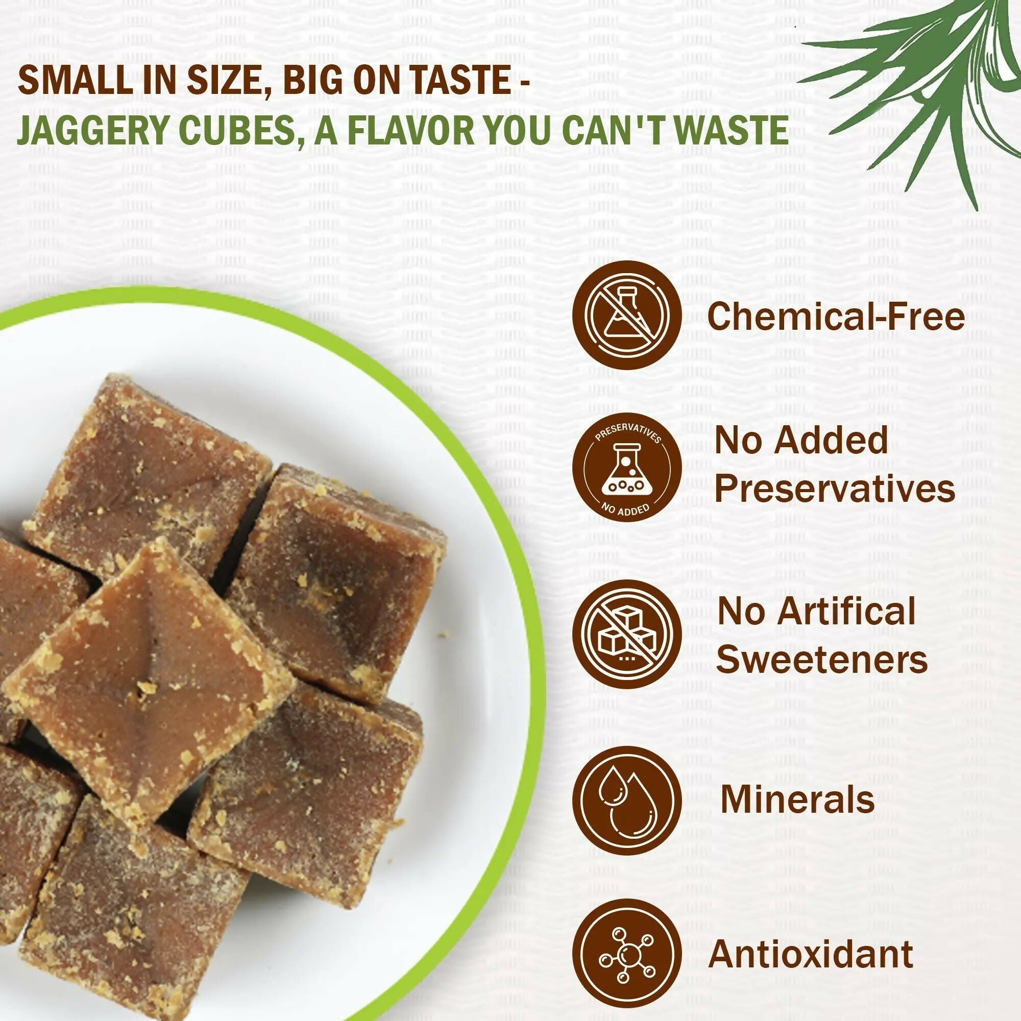 Dhampur Jaggery Cubes (Gur ki Dali) Dhampur Green
