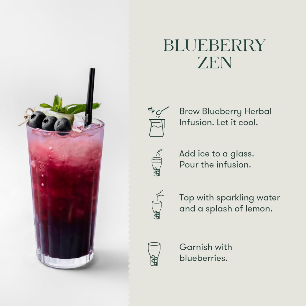 Luxmi Estates Blueberry Super Herbal Infusion Luxmi Estates