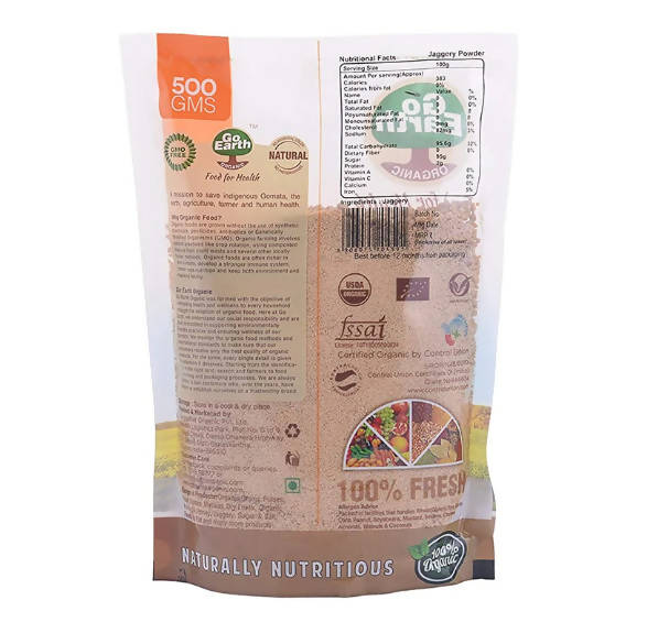 Go Earth Organic Jaggery Powder Go Earth