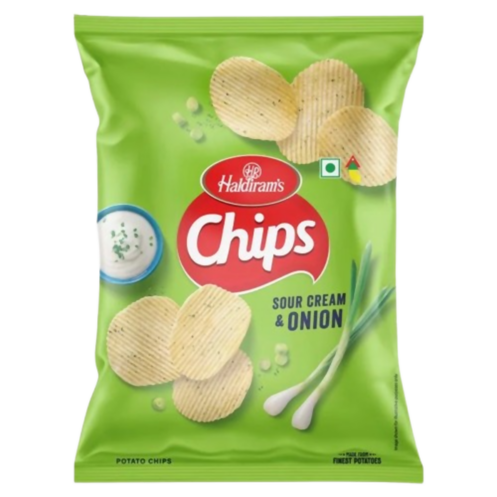 Haldiram's Sour Cream & Onion Chips - Safuron