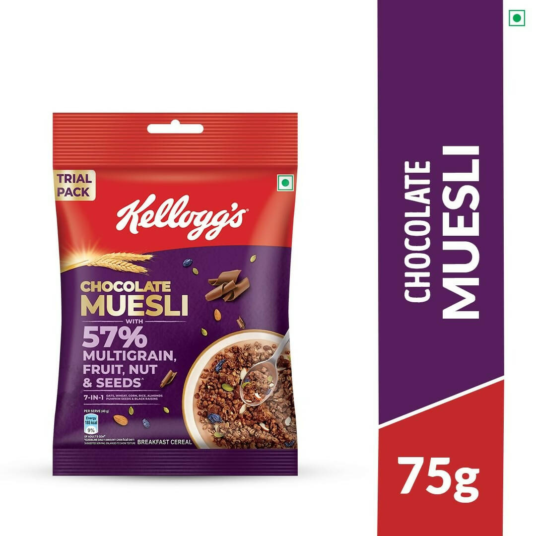 New Kellogg's Chocolate Muesli 57% Multigrain, Fruit, Nut & Seeds Kellogg's
