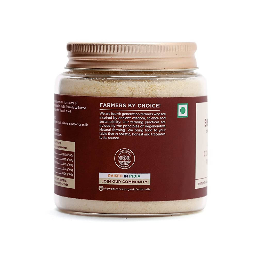 Two Brothers Organic Farms A2 Gir Cow Colostrum Powder Two Brothers Organic Farms