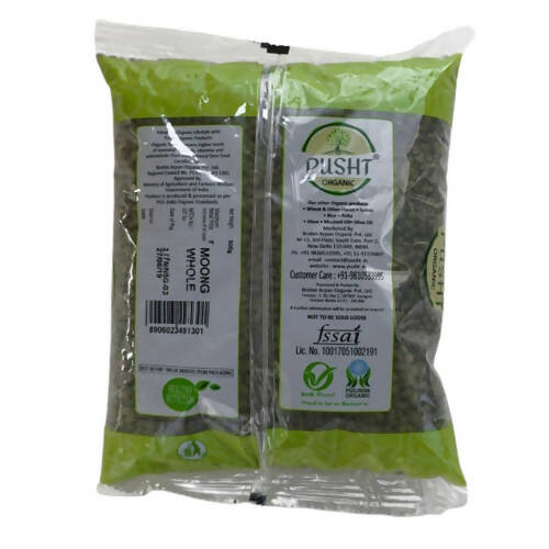 Pusht Organic Sabut (Whole) Moong Dal (Green Gram) Pusht Organic