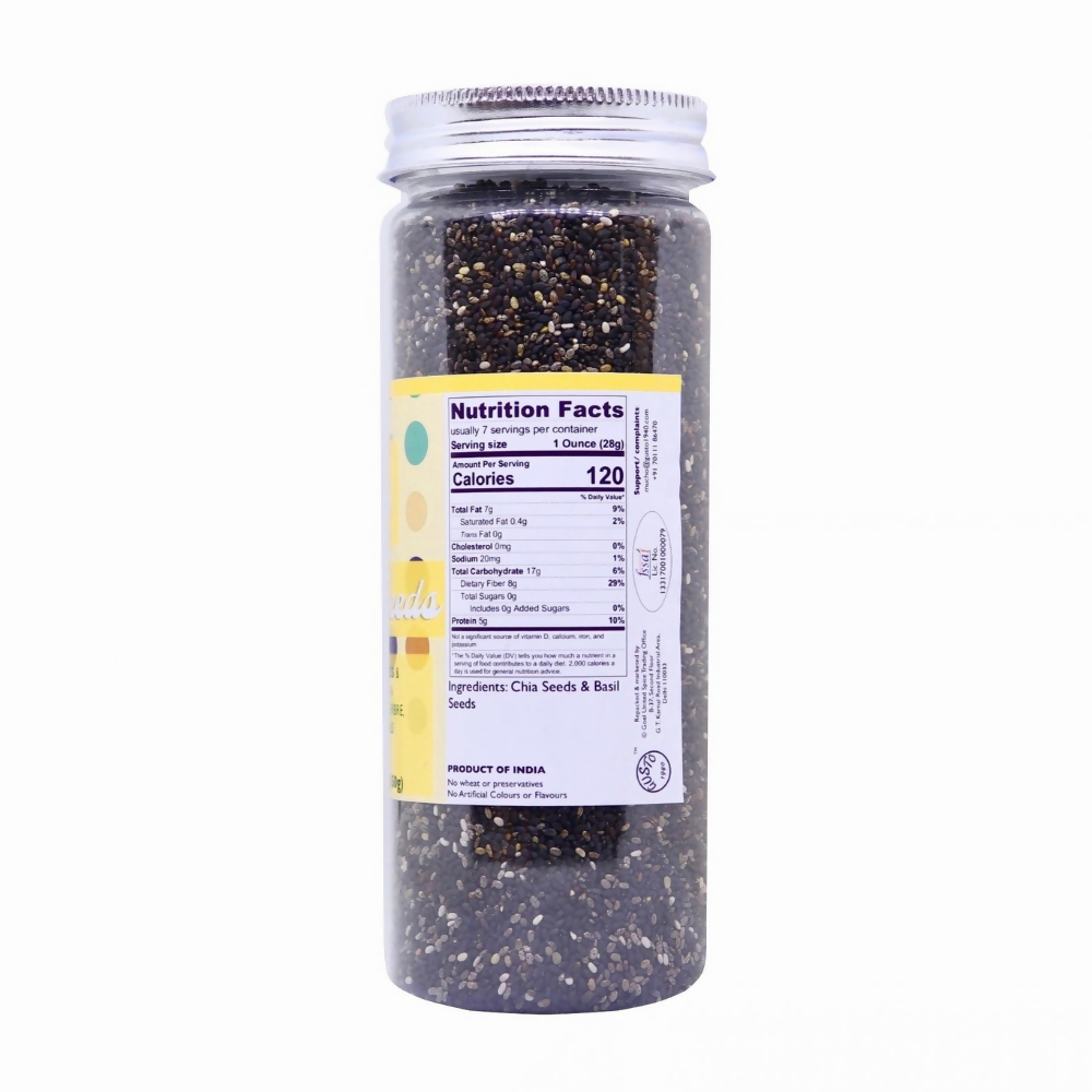 Tassyam Organics Bubble Seeds Mix - Chia & Basil Tassyam Organics
