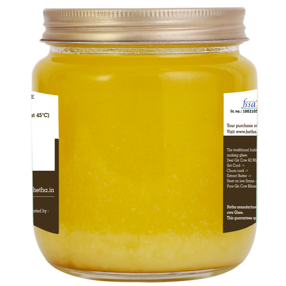 Hetha Gir Cow A2 Cultured Bilona Ghee / A2 Ghee Hetha