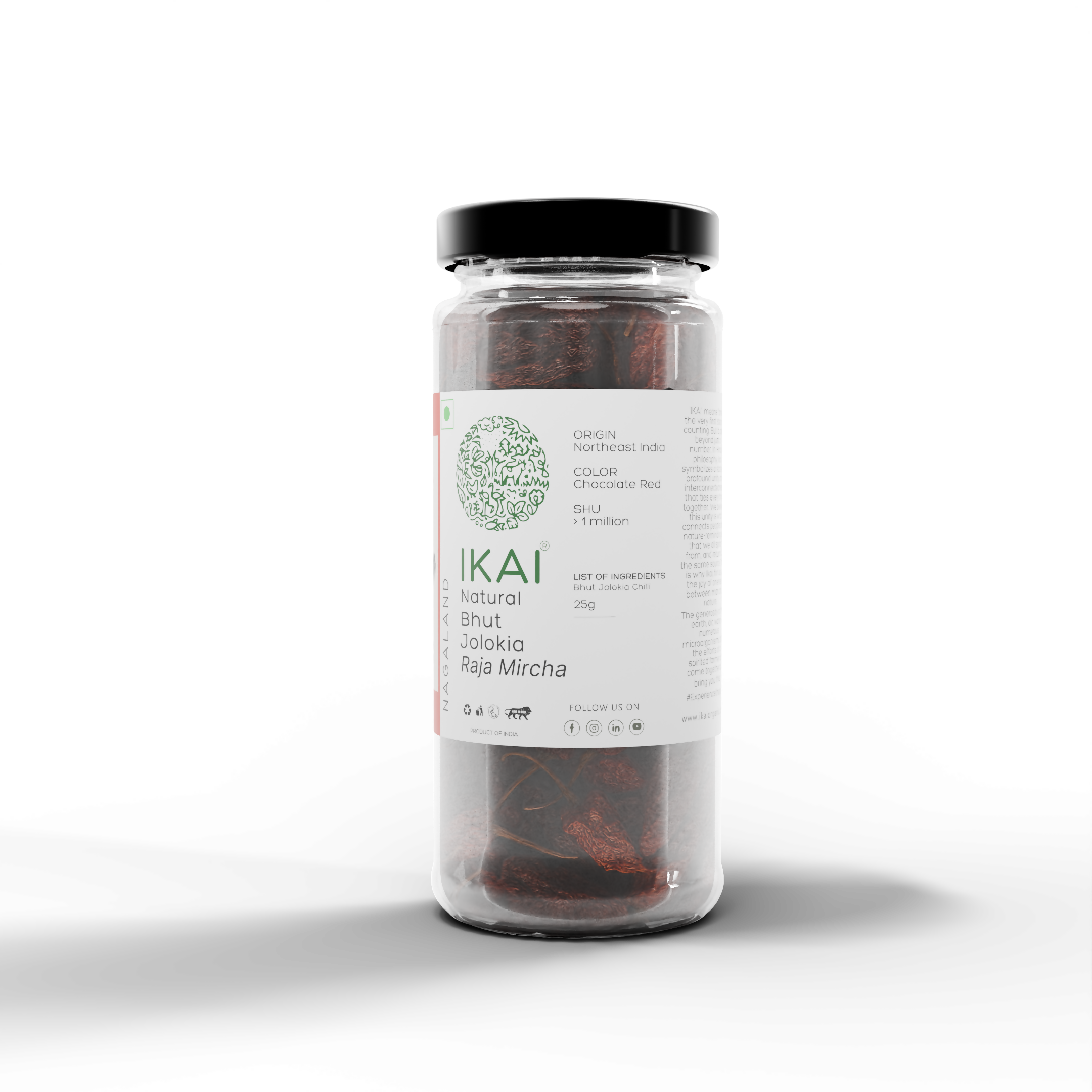 IKAI Natural Bhut Jholokia (King Chilli) IKAI