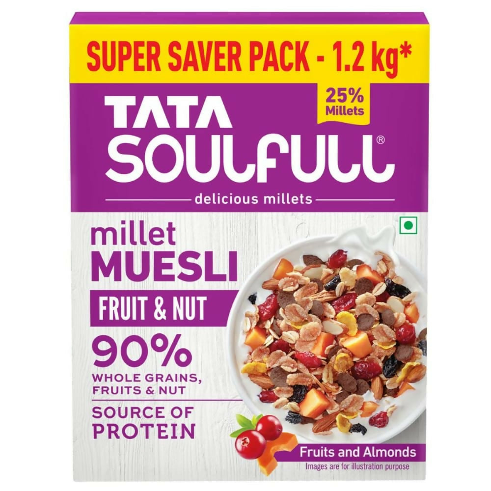 Tata Soulfull Millet Muesli Breakfast Cereals (Fruit & Nut) Tata Soulfull