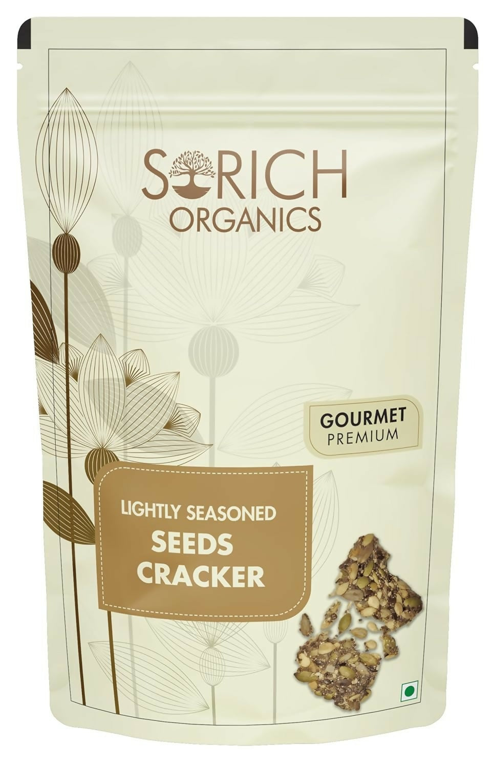 Sorich Organics Lightly Seasoned Seeds Cracker - Safuron