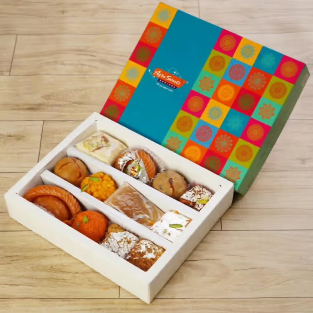 Agra Sweets Banjara Pure Ghee Assortmentm Agra Sweets Banjara