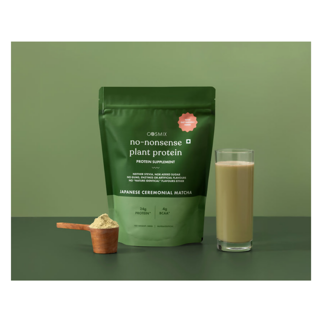 Cosmix No Nonsense Plant Protein Japanese Ceremonial Matcha Cosmix