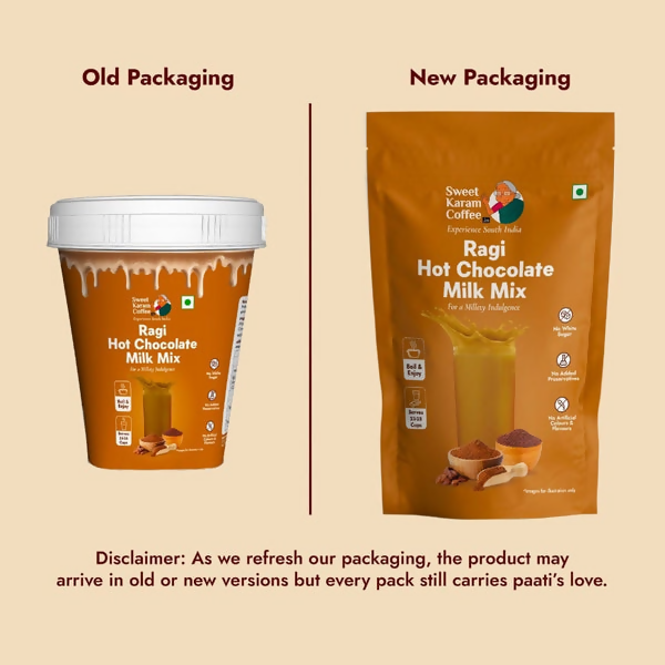 Sweet Karam Coffee Ragi Hot Chocolate Milk Mix Sweet Karam Coffee