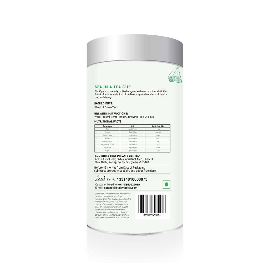 Chai Spa Sukham Green Tea Chai Spa