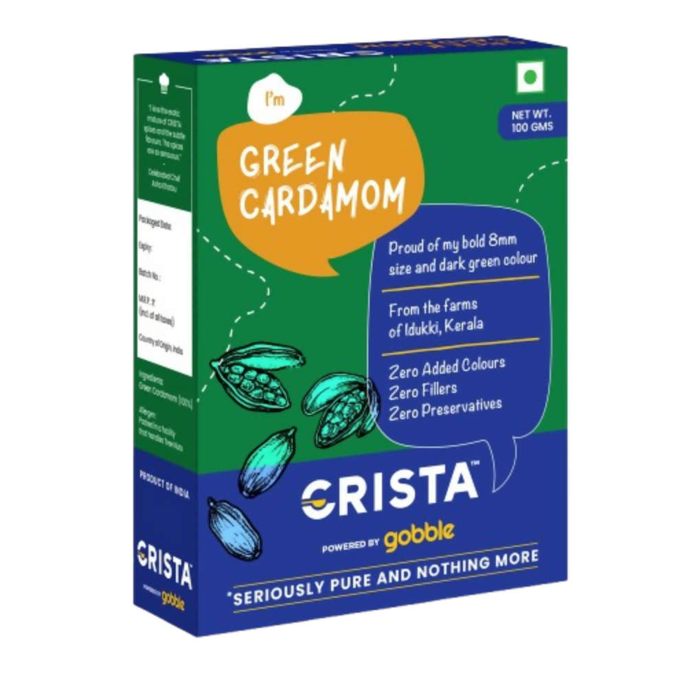 Crista Spices Green Cardamom - Safuron