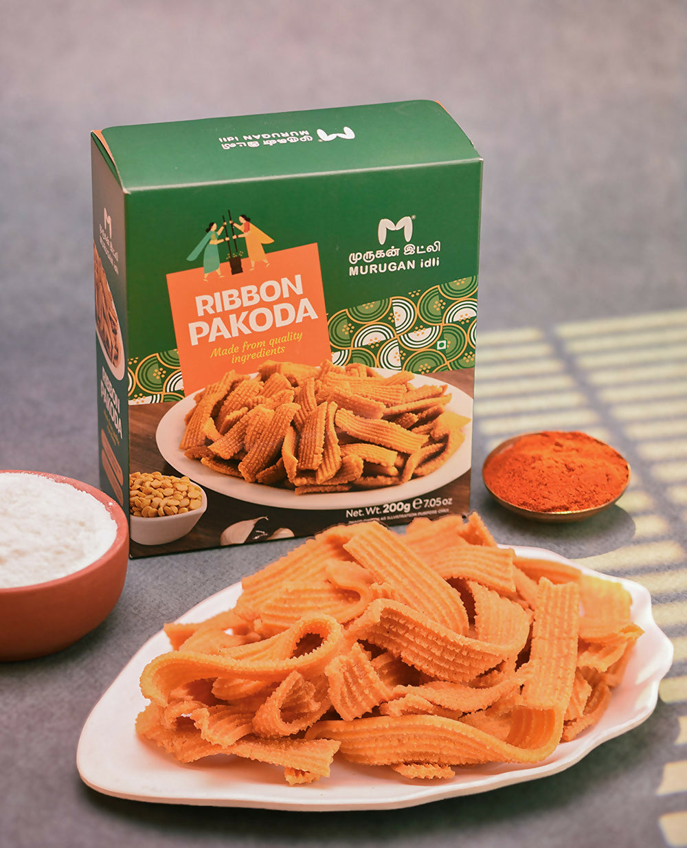 Murugan Idli Ribbon Pakoda Murugan Idli