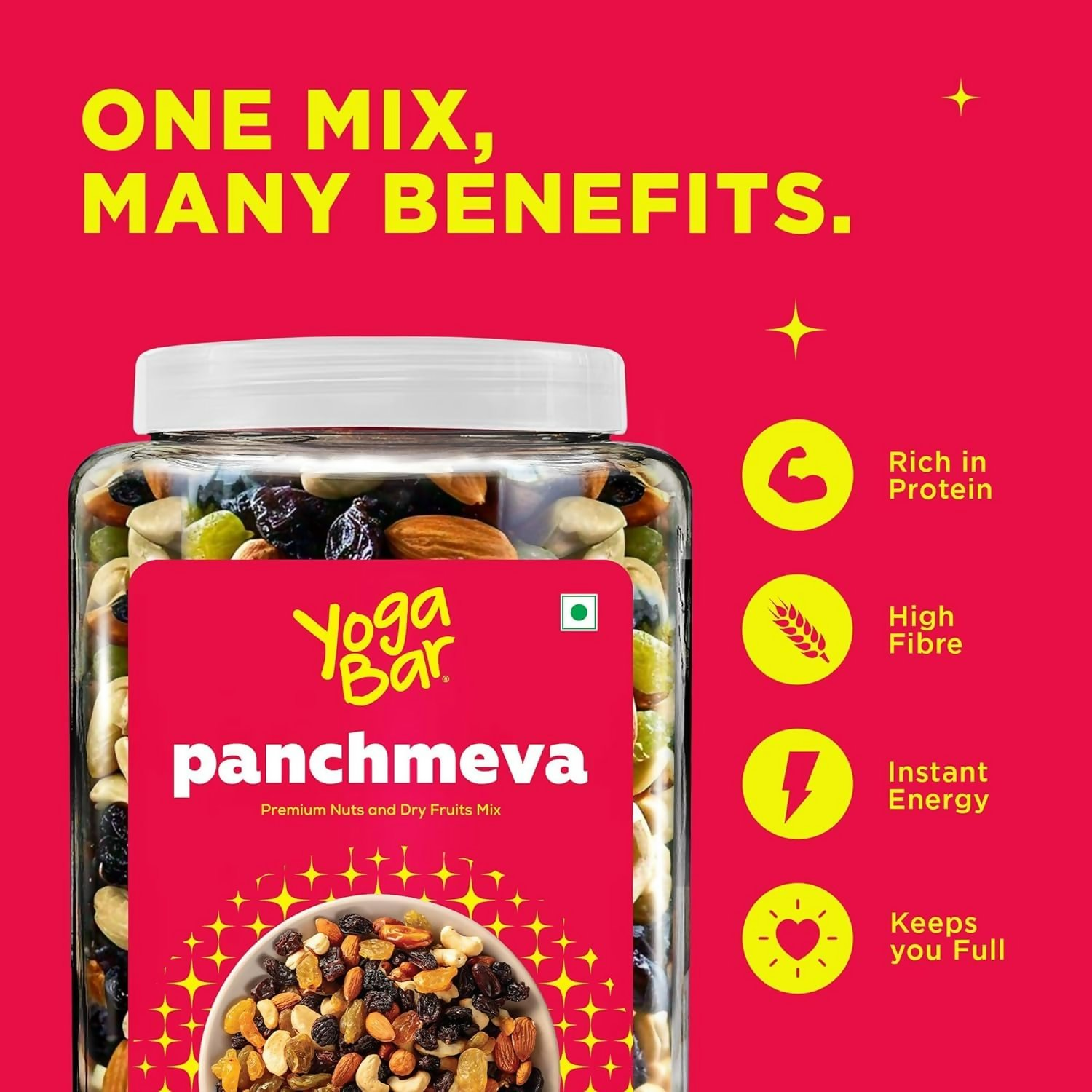 Yoga Bar Daily Health, Protein & Panchmeva Mix Combo Yoga Bar