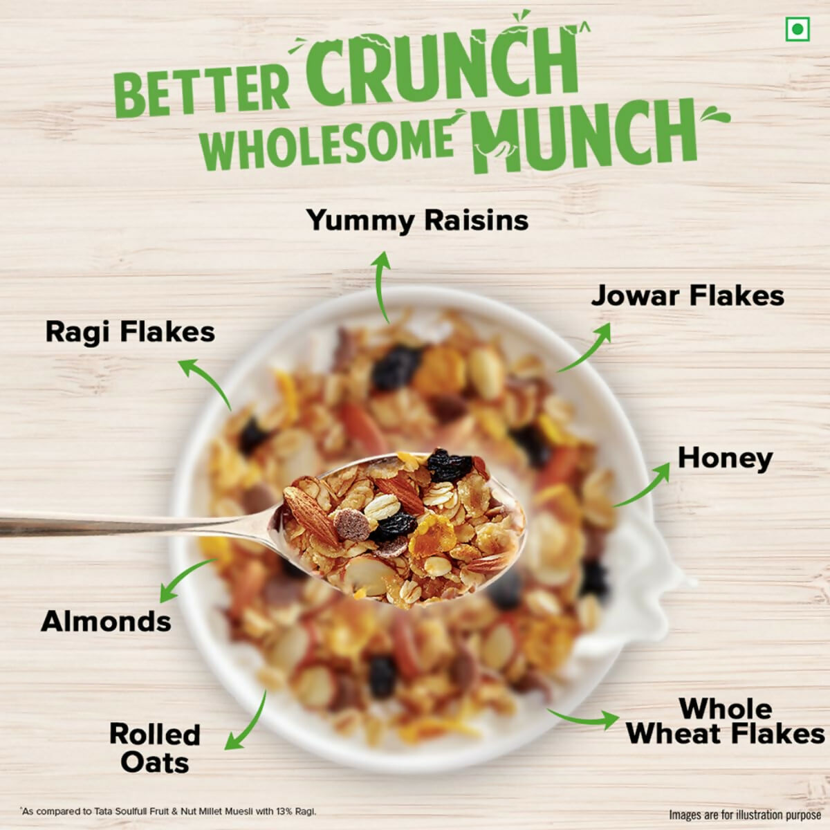 Tata Soulfull Millet Muesli Crunchy Breakfast Cereals Tata Soulfull