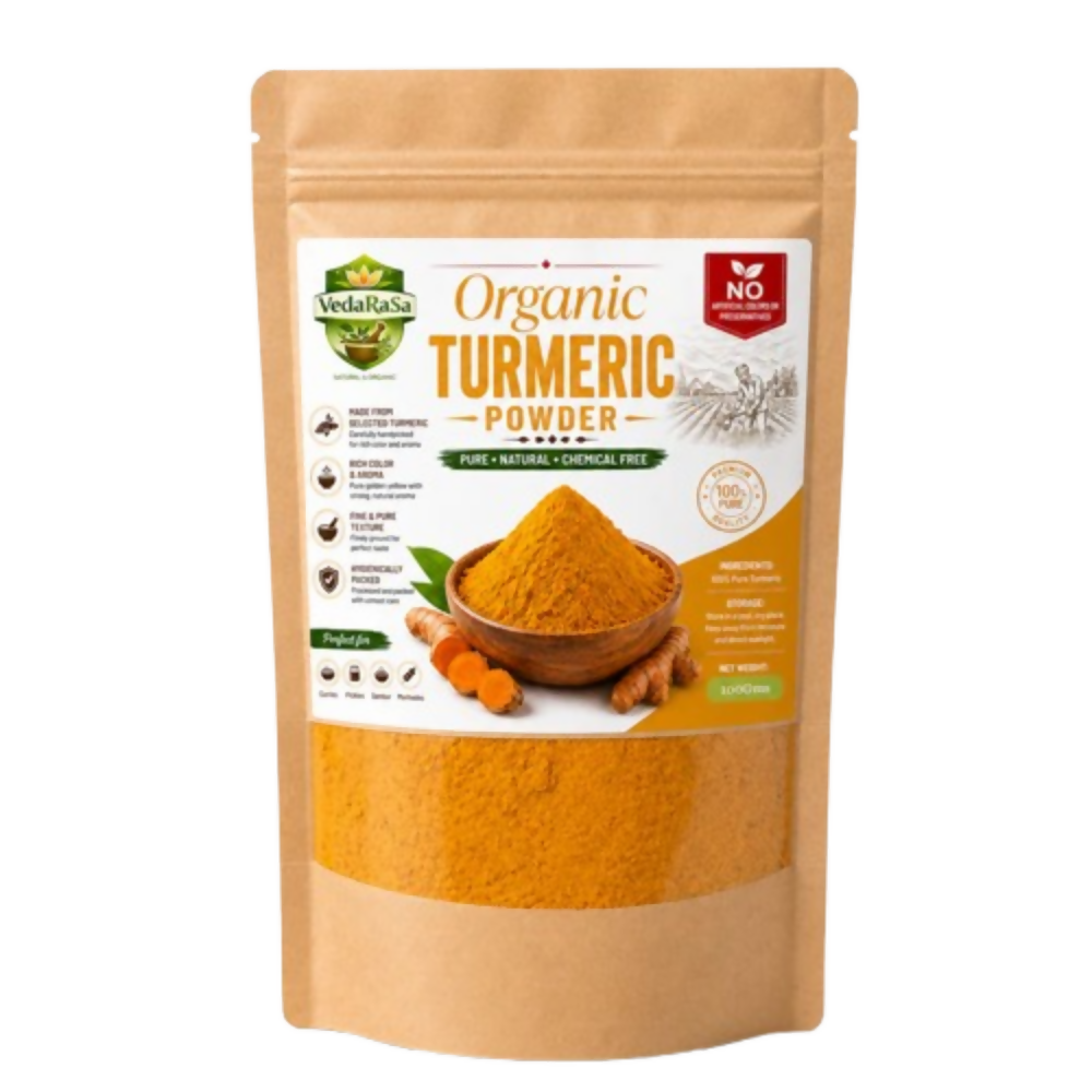 VedaRasa Organic Turmeric Powder Premium Quality - Dista