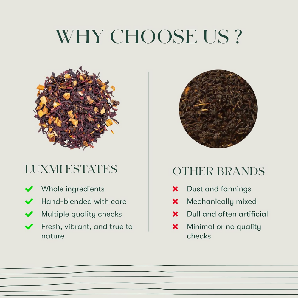 Luxmi Estates Peach Mint Herbal Infusion Luxmi Estates