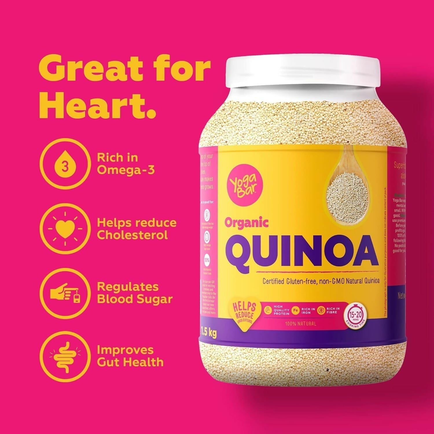 Yoga Bar Whole Quinoa Pouch Yoga Bar