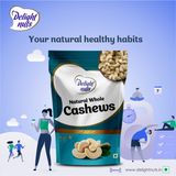 Delight nuts Natural Whole Cashews Delight nuts