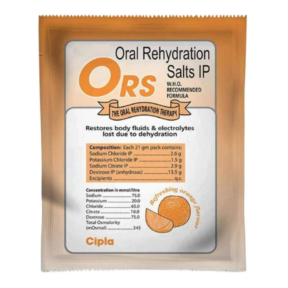 Cipla Ors Prolyte Sachet Orange Flavor Cipla