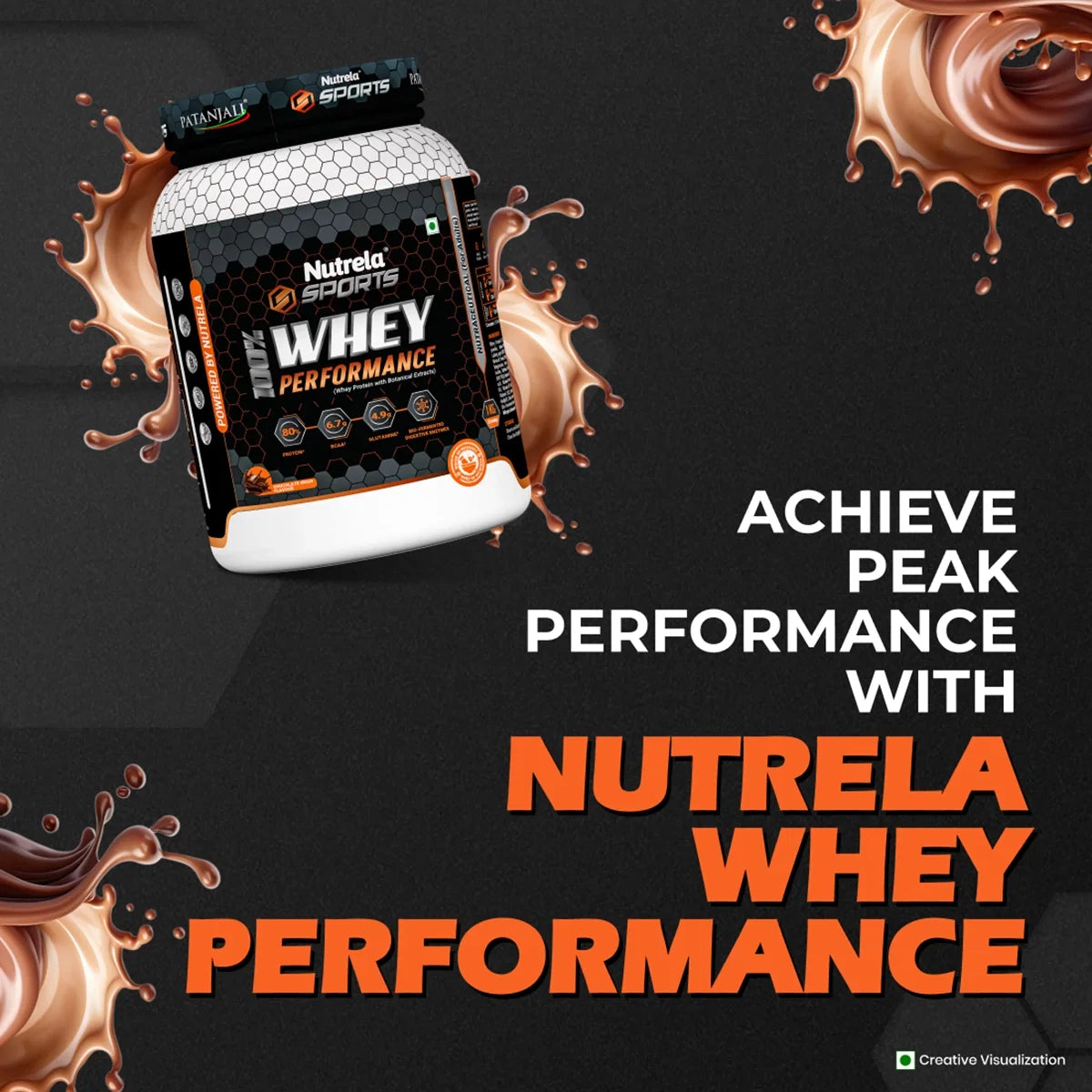 Patanjali Nutrela Sports Whey Performance (Choc-irish) Patanjali